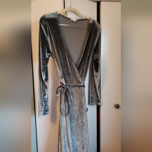 Baltic Born Esmerelda Velvet Wrap Dress, 1XL